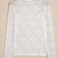 Astrid Long Sleeve Sheer Mesh Lace Top