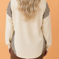 Cowgirl Western Print Striped Detail Long Sleeve Casual Top