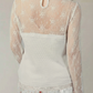 Darah Lace Mesh Long Sleeve Top