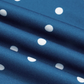 RTS Blue Polka Dot Print Metal Button Collar Casual Pullover Sweatshirt