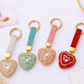 Heart Shape Rhinestone Bag Charm - 4 Colors
