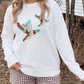 Noelle Wild Mallard Drop Shoulder Round Neck Long Sleeve Pullover Sweater