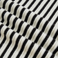 Constance Black Stripe Ribbed Trim Drop Shoulder Oversized Sweater