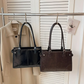 Sherri PU Leather Buckle Shoulder Bag - 2 Colors