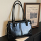 Sherri PU Leather Buckle Shoulder Bag - 2 Colors