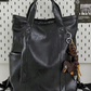 Chanae PU Leather Laptop Backpack - 2 Colors (No Bag Charm)