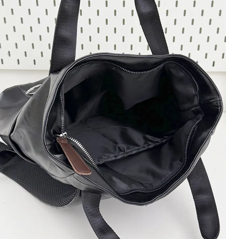 Chanae PU Leather Laptop Backpack - 2 Colors (No Bag Charm)