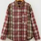 Sacha Contrast Plaid Long Sleeve Button Down Shacket