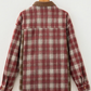 Sacha Contrast Plaid Long Sleeve Button Down Shacket