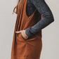Tracie Tie V Neck Sleeveless Corduroy Romper