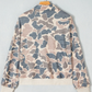 Jolena Casual Camouflage Collar Pullover Sweatshirt