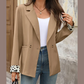 Evalee Chic Leopard‑Cuff Blazer