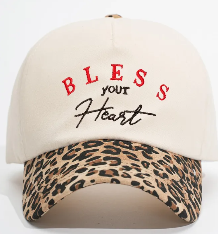 Bless Your Heart Embroidered Baseball Cap - 6 Colors