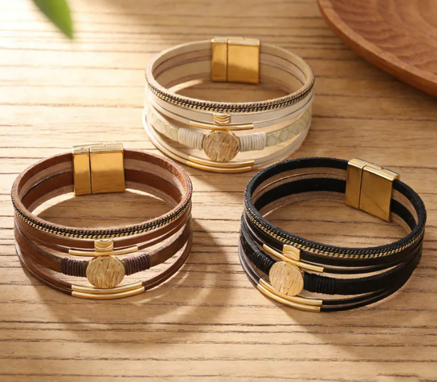 Multi‑Layer Wrap Bracelet - 3 Colors