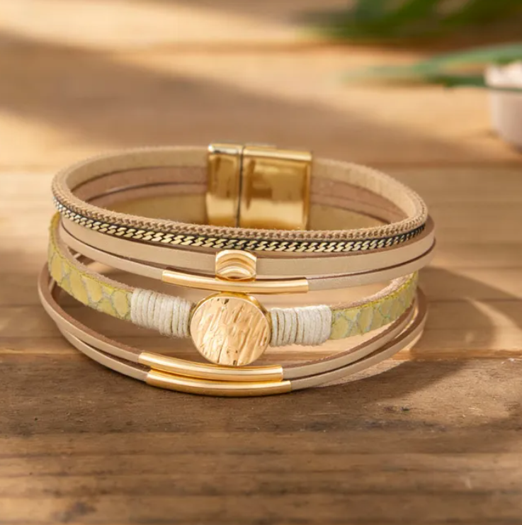 Multi‑Layer Wrap Bracelet - 3 Colors