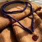 Beaded Necklace With Heart Pendant - 5 Colors