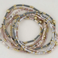9 Pc. Multi‑Strand Metallic Accent Bracelet Stack