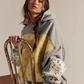 Amberly Quilted Patchwork Artisan Hoodie