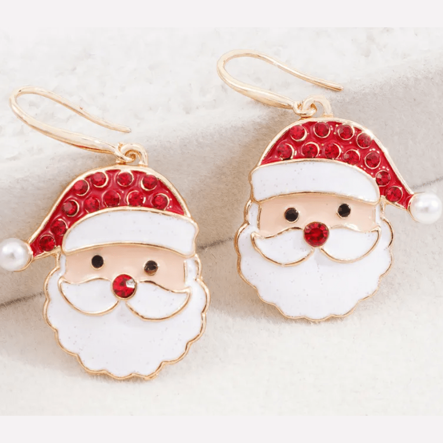Santa Claus Drop Earrings