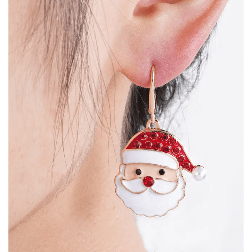 Santa Claus Drop Earrings