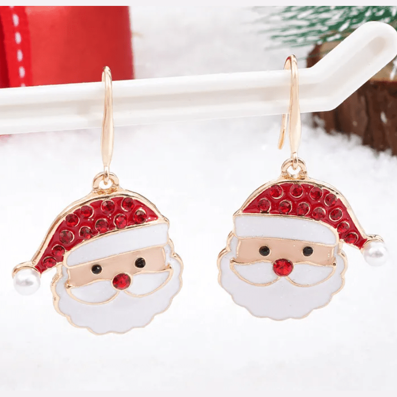 Santa Claus Drop Earrings