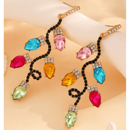 Christmas Lightbulb Earrings