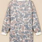 Jasma Camo Print Long Sleeve Pocket Mini Dress