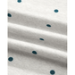 Suza Grey Polka Dot Print Piping Trim 3/4 Sleeve Relaxed Top