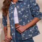 Juliva Wildflower Denim Jacket