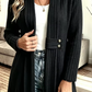 Prestyn Black Classic Poise Button Detail Cardigan