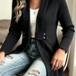 Prestyn Black Classic Poise Button Detail Cardigan