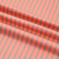Cyra Orange Stripe Colorblock Detail Raw Seam Long Sleeve Top