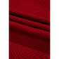 Belva Red Textured Loose Fit T Shirt and Drawstring Pants Set