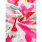 Veronnie Floral Print Flutter Sleeve Round Neck Casual Blouse