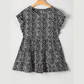 REDUCED!!!  Arica Black Leopard Print Ruffled Short Sleeve Keyhole Back Tiered Flowy PLUS SIZE Blouse  REDUCED!!!