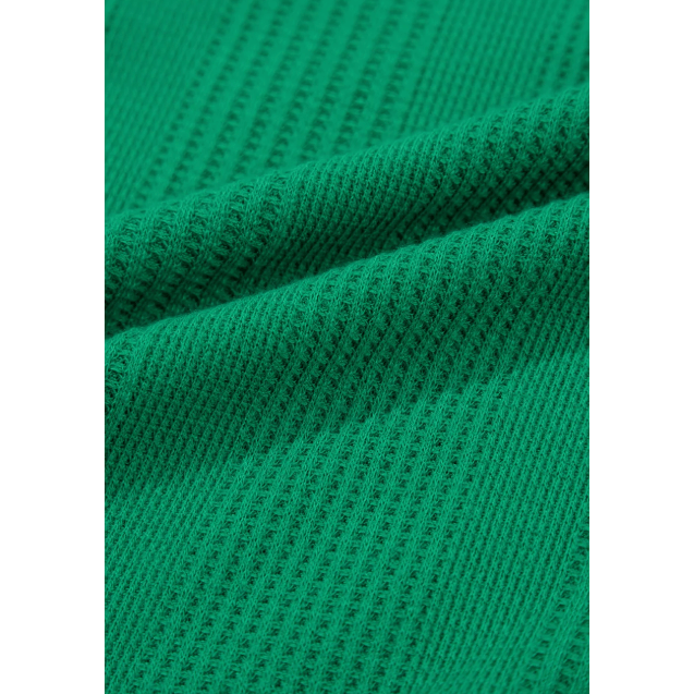 RTS Lia Green Ribbed Ruffle Tank Top and Pants Set