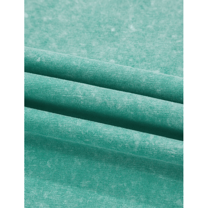Paris Green Mineral Wash Tank Mini Dress with Pockets