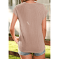 Suzette Khaki Twisted Rib Wide Sleeve Crew Neck T Shirt