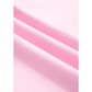 Nancie Pink Contrast Striped V Neck Collision Short Puff Sleeve Blouse