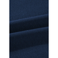 Tatina Blue Contrast Trim Half Sleeve Top Drawstring Pants Loose 2pcs Sweater Suit
