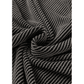 Zahra Charcoal Corded Knit Long Sleeve Top and High Waist Shorts Set