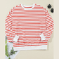 Layla Orange Drop Shoulder Crew Neck Loose Sweatshirt