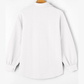 Maddox White Cable Texture Puff Sleeve Loose Shacket
