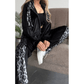 Gertie Leopard Print Two Piece Zipped Lounge Set - 3 Colors