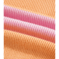 Winslee Orange Stripe Colorblock Half Zip Oversize Sweater