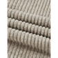 Karty Khaki Rib Textured Henley Knit Top