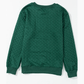 Green Merry And Bright Cable Knit Pullover Sweatshirt