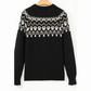 Tamia Black Western Fashion Abstract Printed Cardigan Sweater