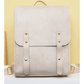 Classic Faux Leather Flap-Top Backpack - 4 Colors