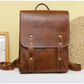 Classic Faux Leather Flap-Top Backpack - 4 Colors